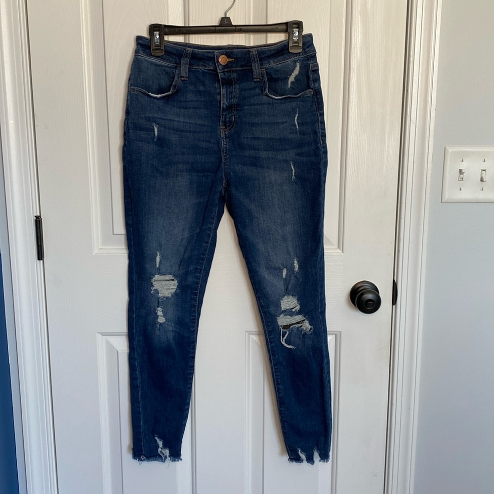 SO High Rise Distressed Jegging